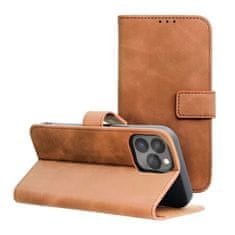 FORCELL Pouzdro Flipové TENDER Book Case pro IPHONE 13 PRO MAX brown 5903396139710