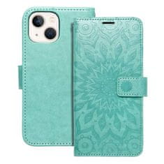 FORCELL Pouzdro flipové MEZZO Book IPHONE 13 MINI mandala green 5903396120039