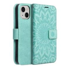 FORCELL Pouzdro flipové MEZZO Book IPHONE 13 MINI mandala green 5903396120039