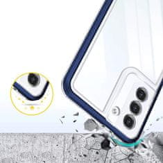 FORCELL Zadní kryt Clear 3v1 na Samsung Galaxy S22+ (S22 Plus) , modrá, 9145576243008