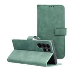 FORCELL Pouzdro Flipové TENDER Book Case pro SAMSUNG Galaxy S22 Ultra green 5903396140136