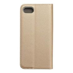 Telone Pouzdro Knížkové Smart Case Book pro iPhone 7 / 8 / SE 2020 / SE 2022 gold 5901737374776