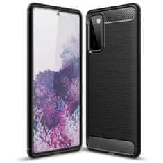 FORCELL Pouzdro Forcell Carbon Case pro SAMSUNG S20 FE / S20 FE 5G , černé