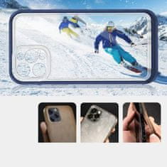 FORCELL Zadní kryt Clear 3v1 na iPhone 12 Pro Max , modrá, 9145576242438