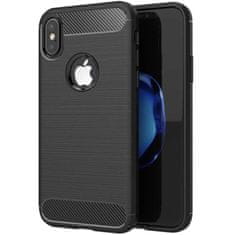 FORCELL Pouzdro Forcell Carbon Case pro IPHONE XS , černé