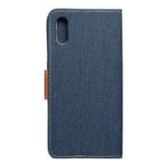 FORCELL Pouzdro Knížkové CANVAS Book pro XIAOMI Redmi 9AT / Redmi 9A , modrá 5903396136801