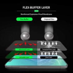 BESTSUIT Flex-Buffer Hybrid Glass 5D with antibacterial Biomaster coating pro Apple iPhone 12 Pro Max , černé 5903396130236