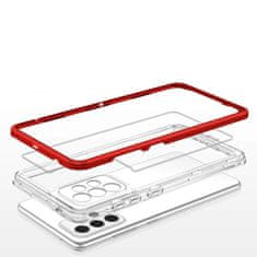 FORCELL Zadní kryt Clear 3v1 na Samsung Galaxy A13 5G , červená, 9145576244449
