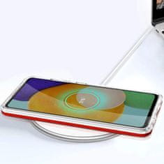 FORCELL Zadní kryt Clear 3v1 na Samsung Galaxy A53 5G , červená, 9145576244562