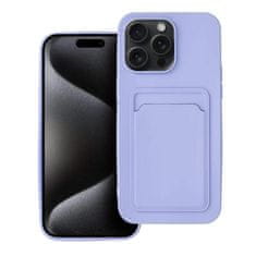 OEM Pouzdro OEM case CARD pro IPHONE 15 Pro Max violet