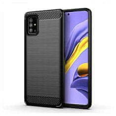 FORCELL Pouzdro Forcell Carbon Case pro SAMSUNG A71 5G , černé