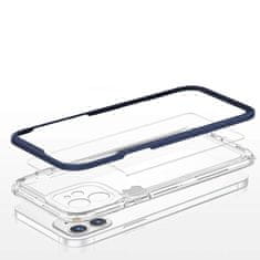 FORCELL Zadní kryt Clear 3v1 na iPhone 12 , modrá, 9145576242377