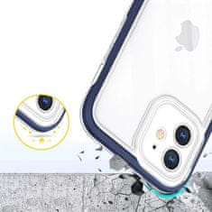 FORCELL Zadní kryt Clear 3v1 na iPhone 12 , modrá, 9145576242377