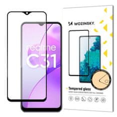 WOZINSKY 5D tvrzené sklo s rámečkem pro Realme C31 , černá 5907769309557