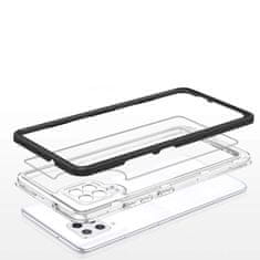 FORCELL Zadní kryt Clear 3v1 na Samsung Galaxy A42 5G , černá, 9145576242728