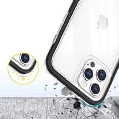 FORCELL Zadní kryt Clear 3v1 na iPhone 12 Pro Max , černá, 9145576242421