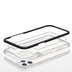 FORCELL Zadní kryt Clear 3v1 na iPhone 11 Pro Max , černá, 9145576242308