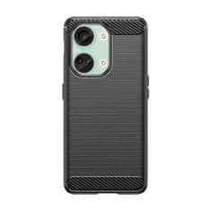 FORCELL pouzdro silikonowe Carbon Case OnePlus Ace 2V/OnePlus Nord 3 ,černá, 9145576282564