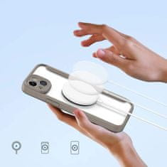 Dux Ducis Dux Ducis Skin X Pro Knížkové pouzdro pro iPhone 14 Plus , magnetické zavírání, kompatibilní s MagSafe, , béžová, 6934913033609