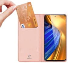 Dux Ducis Flipové pouzdro SKIN Pro na Xiaomi Poco F4 5G , růžová, 6934913035283