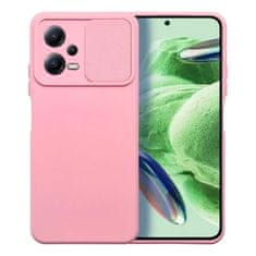 FORCELL Pouzdro Forcell Camshield SLIDE Case pro XIAOMI Redmi NOTE 12 5G light pink