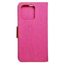 FORCELL Pouzdro Knížkové CANVAS Book pro XIAOMI Redmi 12C pink 5903396206528