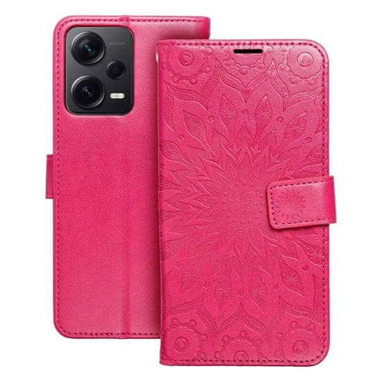 FORCELL Pouzdro flipové MEZZO Book XIAOMI Redmi NOTE 12 PRO Plus 5G mandala magenta 5903396209949