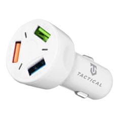 Tactical APD-369 3xUSB-A QC 3.0 7A Autonabíječka White 8596311123061