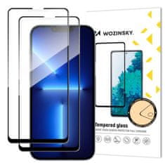 WOZINSKY sada 2ks Wozinsky 5D Full Glue (case friendly) tvrzené sklo pro iPhone 14, iPhone 13 Pro / iPhone 13 , černá 5907769310416