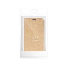 FORCELL Pouzdro Knížkové s hliníkovým rámem LUNA Book SAMSUNG A54 5G gold 5903396195457