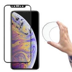 WOZINSKY Full Cover Flexi Nano hybridní sklo 9H s rámečkem iPhone 13 mini průhledný, 9111201943544