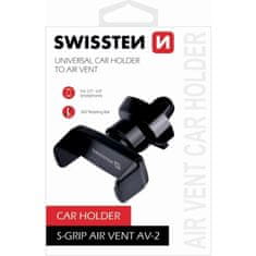 SWISSTEN S-Grip AV-2 univerzální držák do ventilace černý, 65010402