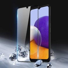 Dux Ducis Dux Ducis Tvrzené sklo s rámečkem na celý displej 9D Samsung Galaxy A22 4G , černá (case friendly), 6934913051665