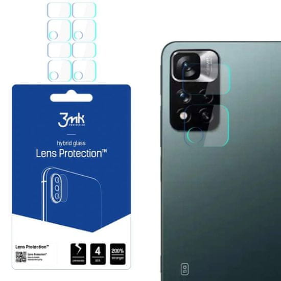 3MK Lens Protection ochrana kamery pro Xiaomi Redmi Note 11 Pro 4G/5G ,(4ks), 5903108446358