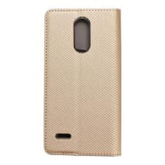 Telone Pouzdro Knížkové Smart Case Book pro LG K9 (K8 2018) gold 5901737906915