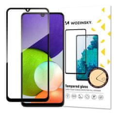 WOZINSKY 5D tvrzené sklo s rámečkem pro Samsung Galaxy A22 4G , černá 5907769316623