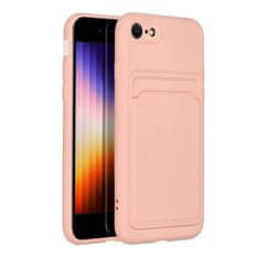 FORCELL Pouzdro Forcell na mobil Card Case pro IPHONE 7 / 8 / SE 2020 / SE 2022 pink