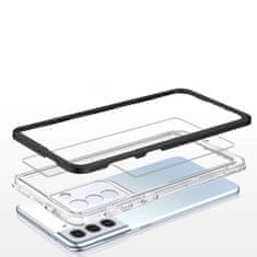 FORCELL Zadní kryt Clear 3v1 na Samsung Galaxy S21+ 5G (S21 Plus 5G) , černá, 9145576242841