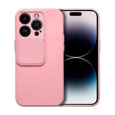 FORCELL Pouzdro Forcell Camshield SLIDE Case pro IPHONE 14 Pro light pink