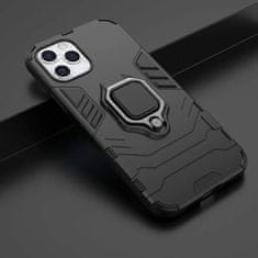 FORCELL Pouzdro Ring Armor s magnetickým úchytem pro iPhone SE 2020 , černá