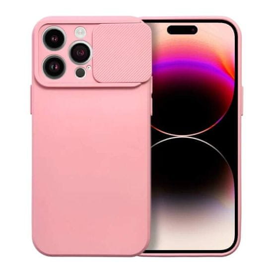 FORCELL Pouzdro Forcell Camshield SLIDE Case pro IPHONE 14 Pro Max light pink