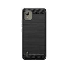 FORCELL pouzdro silikonowe Carbon Case Nokia C110 ,černá, 9145576282632