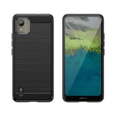 FORCELL pouzdro silikonowe Carbon Case Nokia C110 ,černá, 9145576282632