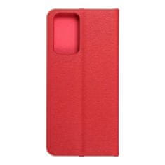 FORCELL Pouzdro Knížkové s hliníkovým rámem LUNA Book XIAOMI Redmi NOTE 10 Pro red 5903396107016