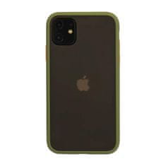 Vennus Kryt Color Button Bumper Iphone 11 Pro, olivový