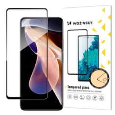 WOZINSKY 5D tvrzené sklo s rámečkem pro Xiaomi Redmi Note 11 Pro+ / 11 Pro , černá 5907769318887