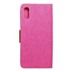 FORCELL Pouzdro Knížkové CANVAS Book pro XIAOMI Redmi 9AT / Redmi 9A pink 5903396136818