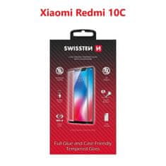 SWISSTEN Sklo Swissten Full Glue, Color Frame, Case Friendly Pro Xiaomi Redmi 10C Černé