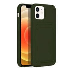 FORCELL Pouzdro Forcell na mobil Card Case pro IPHONE 12 green