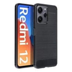 FORCELL Pouzdro Forcell Carbon Case pro XIAOMI Redmi 12 4G / Redmi 12 5G , černé